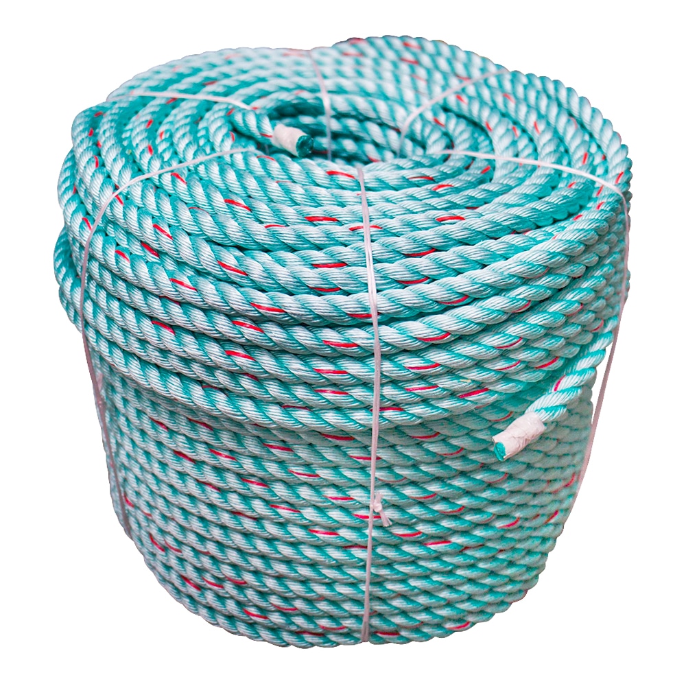 8mm Green with Red Flecks Polysteel Rope (220m Coil)