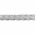 18mm White Staple Spun Rope (Sold by Metre)