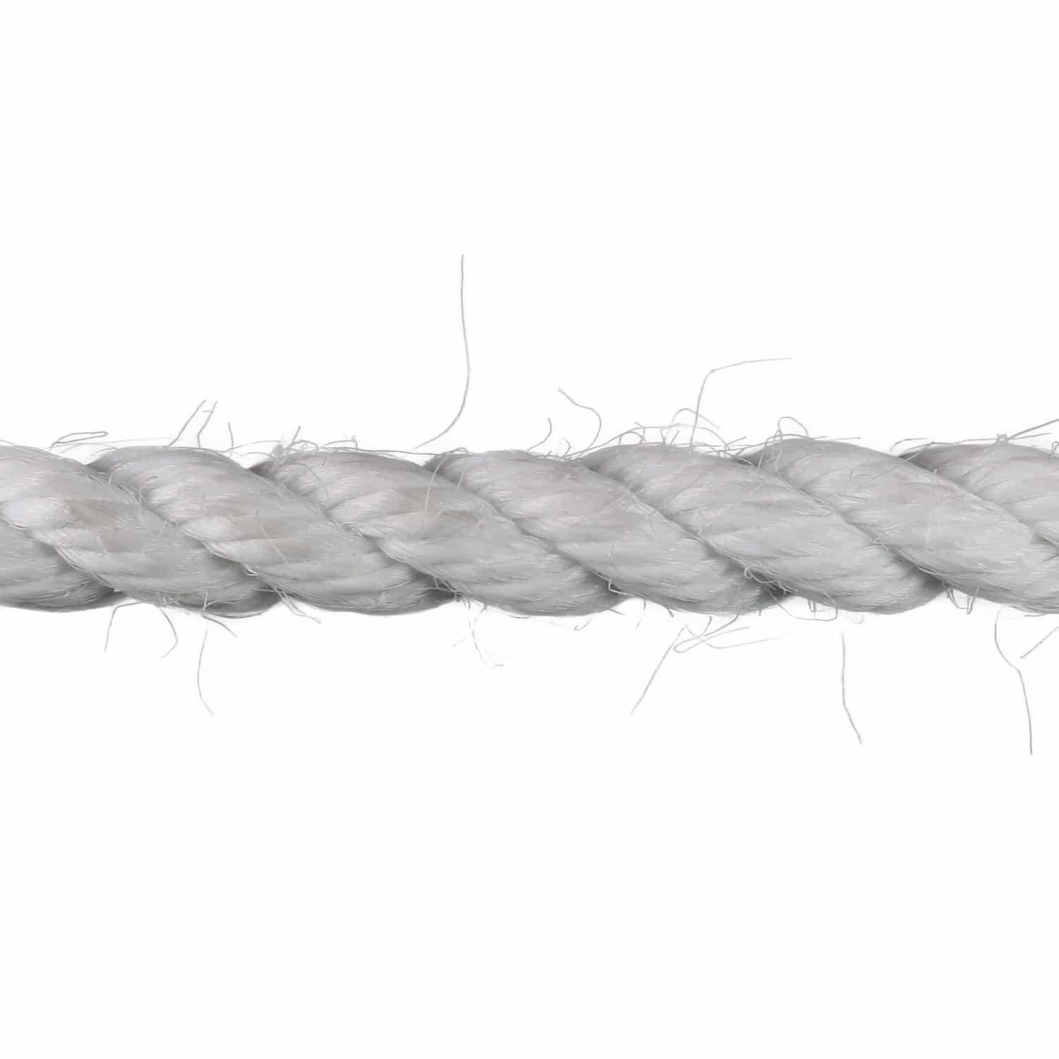 18mm White Staple Spun Rope (Sold by Metre)