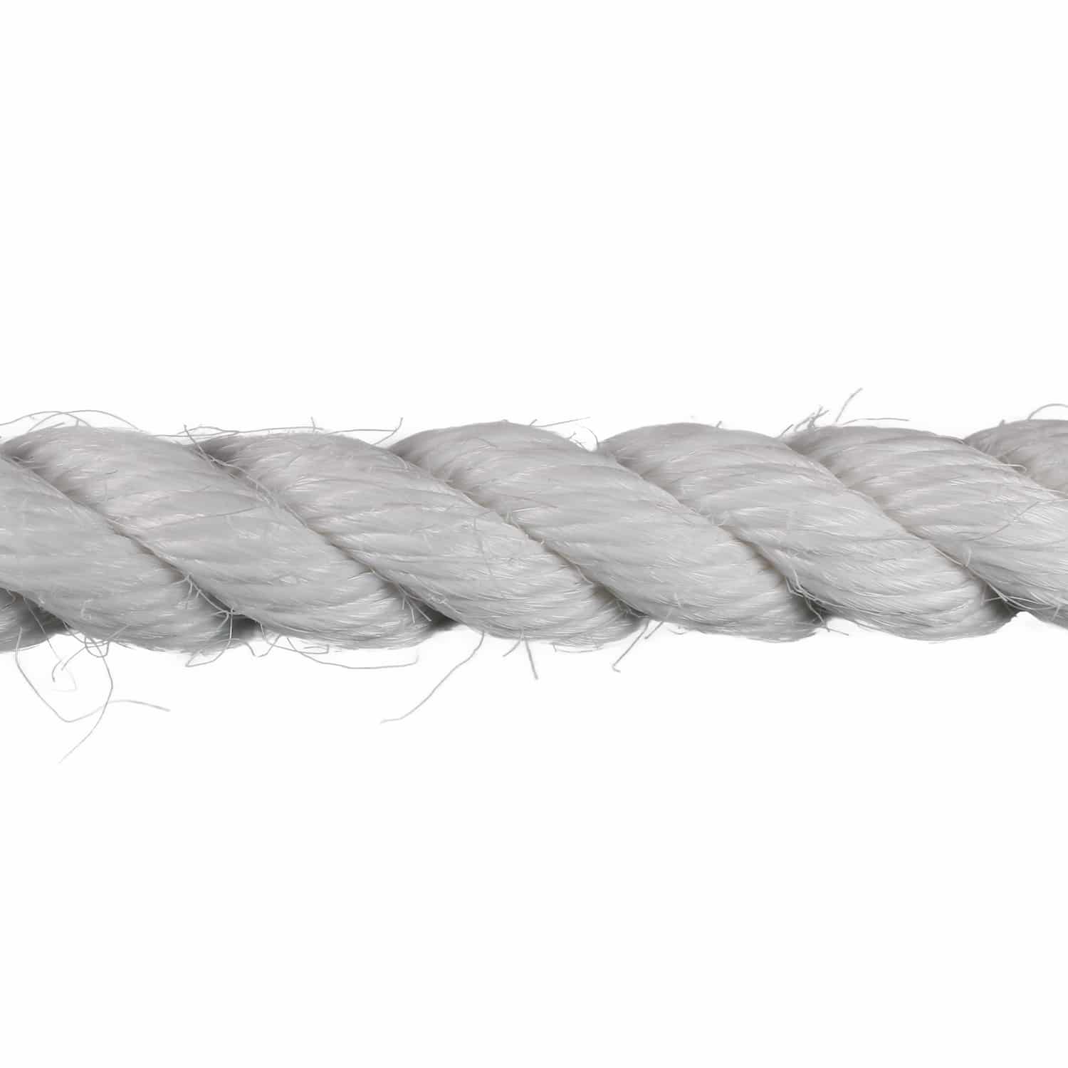 24mm White Staple Spun Rope (Sold by Metre)