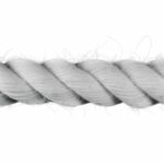 36mm White Staple Spun Rope (Sold by Metre)