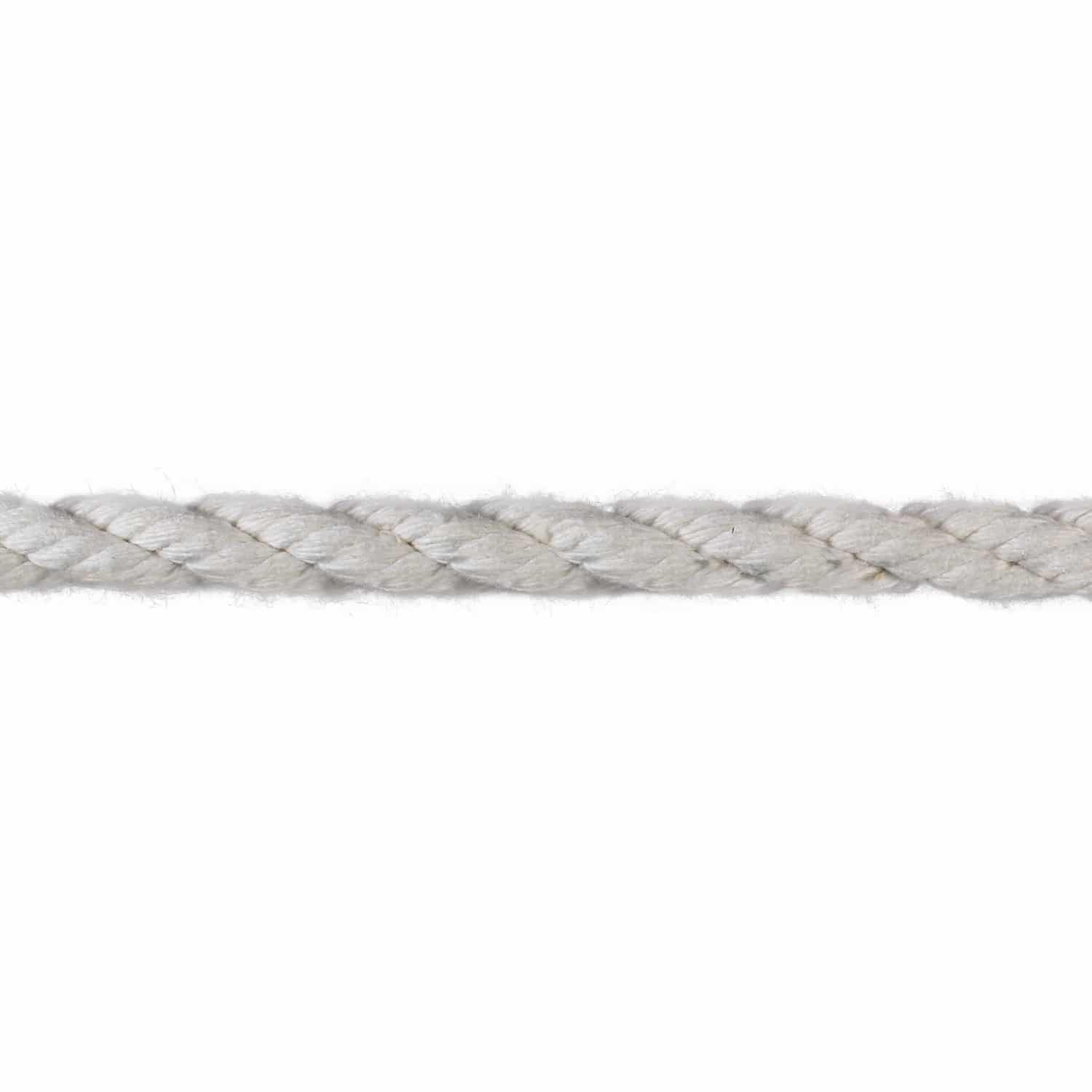 10mm White Cotton Rope (Sold by Metre)
