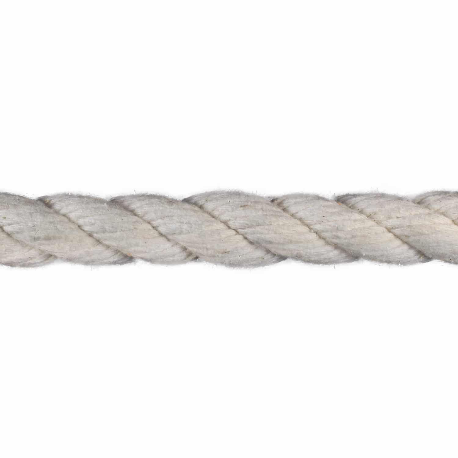 18mm White Cotton Rope (Sold by Metre)