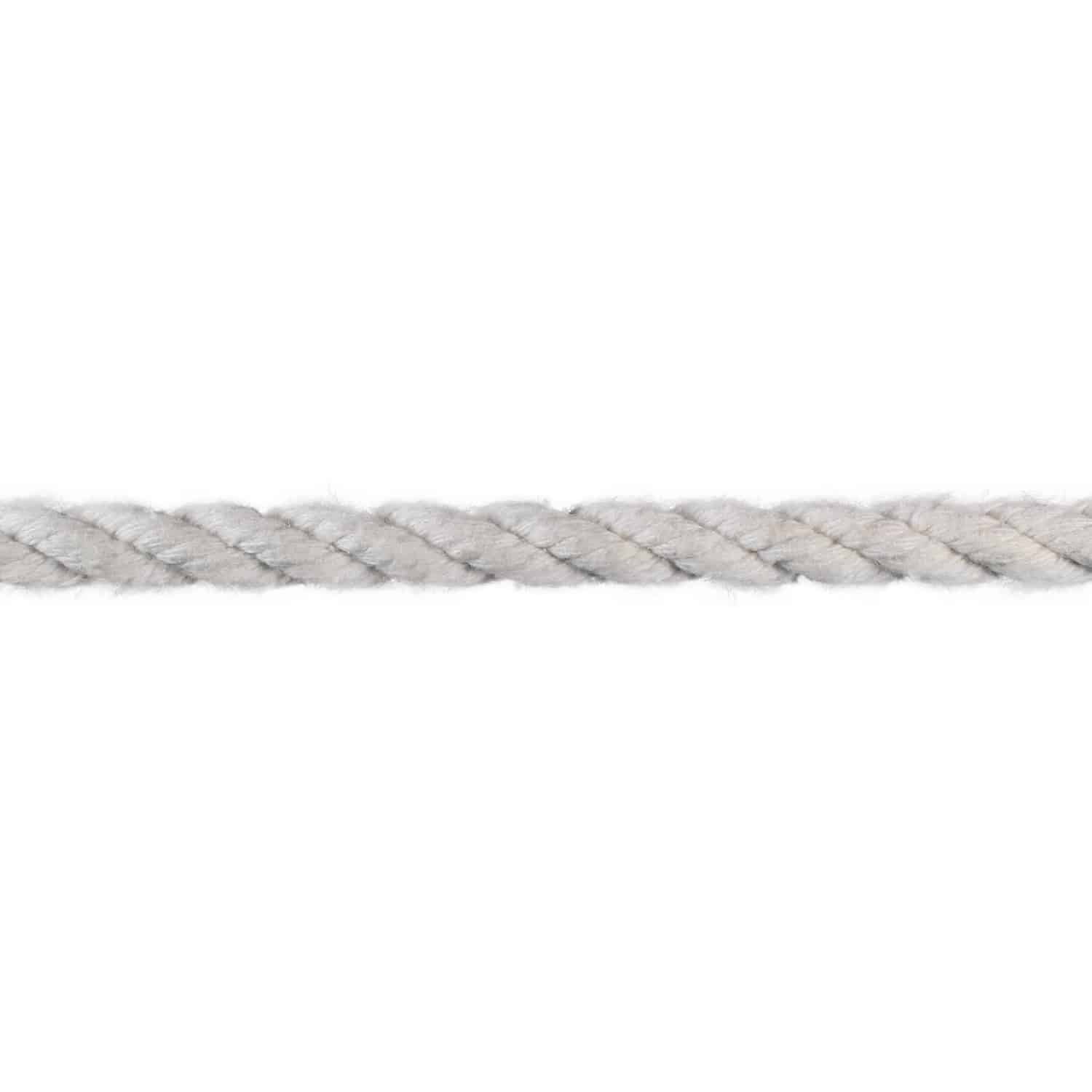 8mm White Cotton Rope (Sold by Metre)