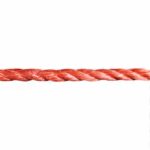 10mm Orange Polypropylene Rope (Sold by Metre)